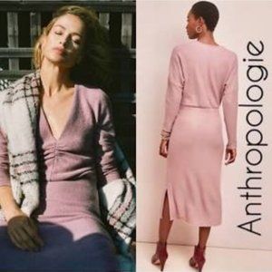 Anthropologie Eri + Ali Mauve Maxi Dress